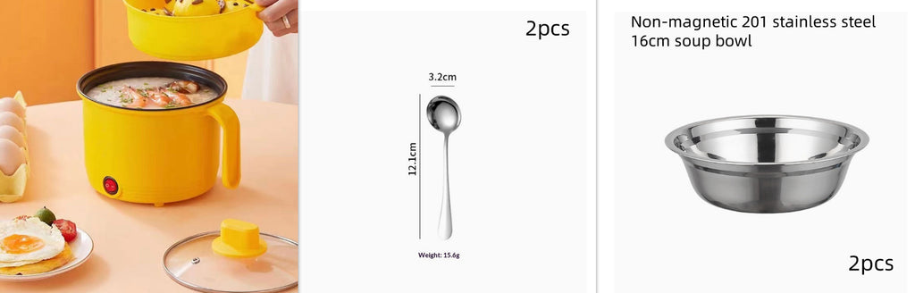 Mini Electric Pot Multi-functional Steamer Non-stick Electric Cooking Pot