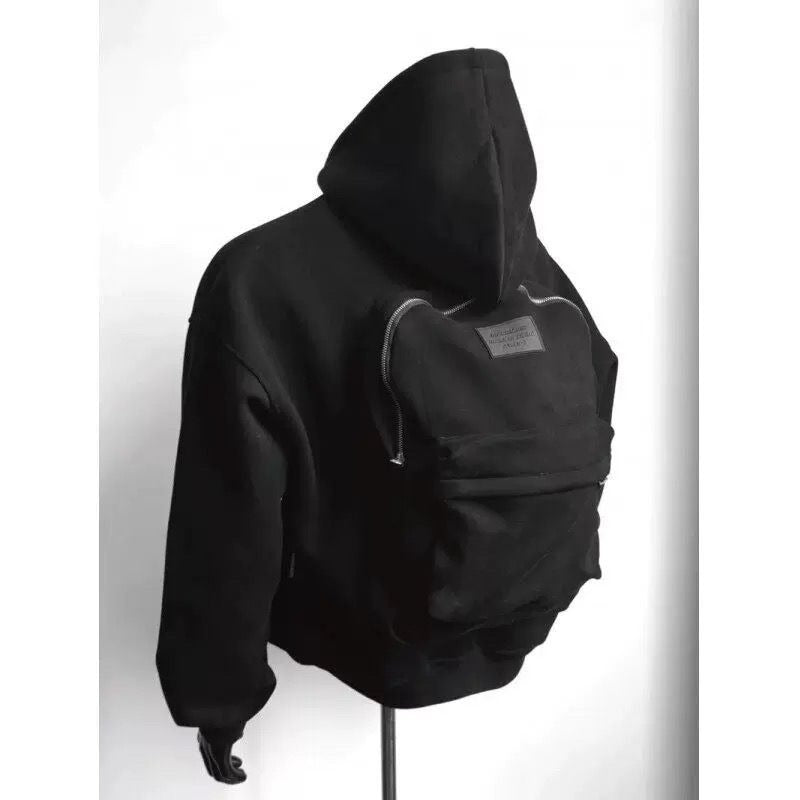 American-style Three-dimensional Schoolbag Sweater For Men
