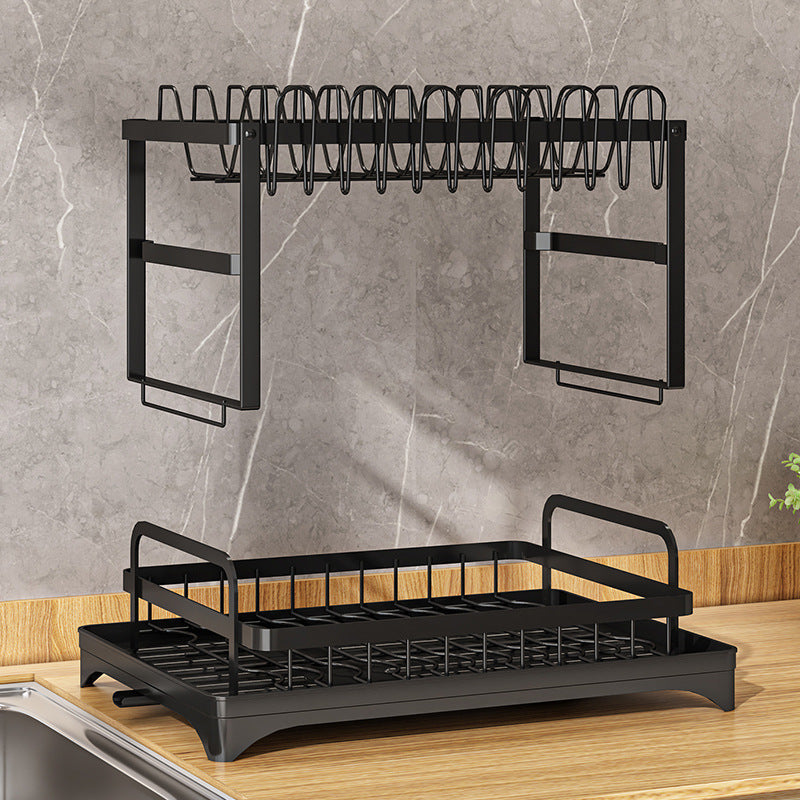 Simple Home Kitchen Dish Storage Drain Rack